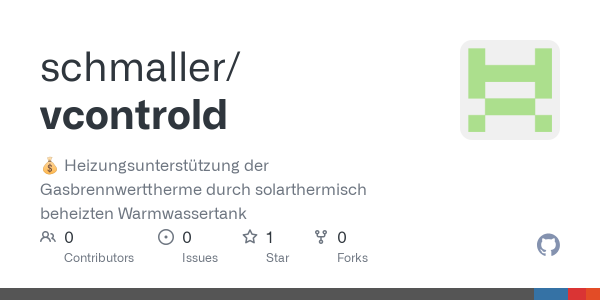 GitHub - schmaller/vcontrold: vcontrold Daemon for control and logging of Viessmann® type heating devices