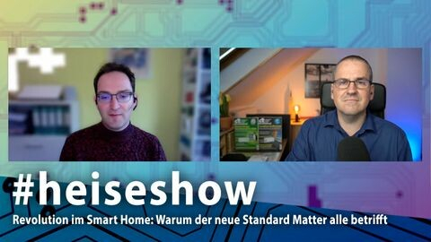 Ein Bild aus der #heiseshow. 