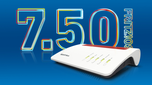 Eine FritzBox mit der Nummer 7.50