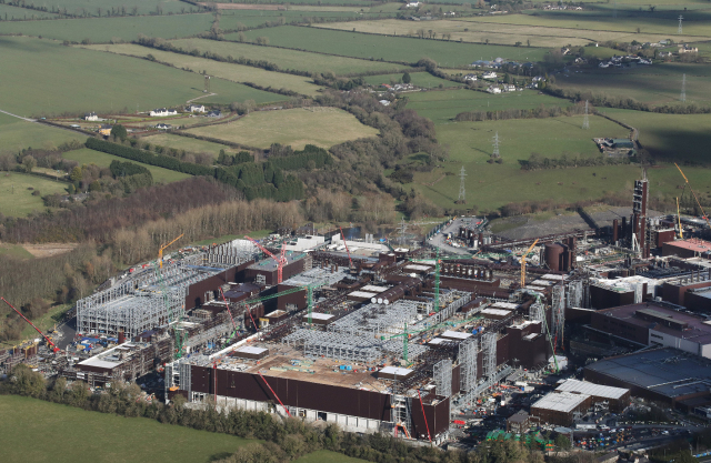 Bauarbeiten an Intel-Fab in Irland