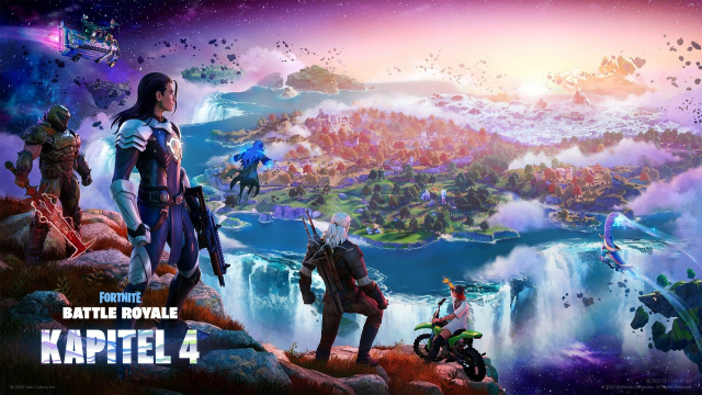 Werbung für Fortnite Chapter 4