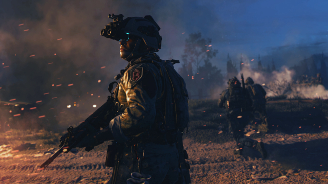 Screenshot eaus Call of Duty mit einem Soldaten