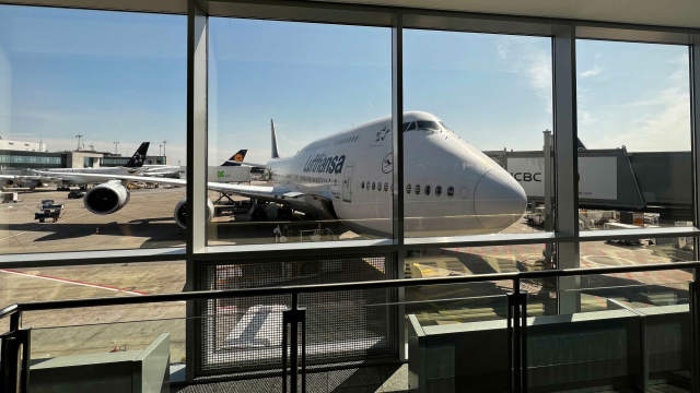 Boeing 747 auf dem Frankfurter Flughafen