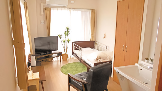 Ein Pflegezimmer in einem Altenheim