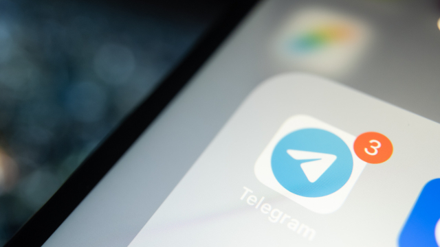 Telegram-App auf einem Smartphone