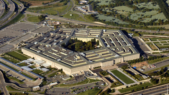 Luftbild des Pentagon