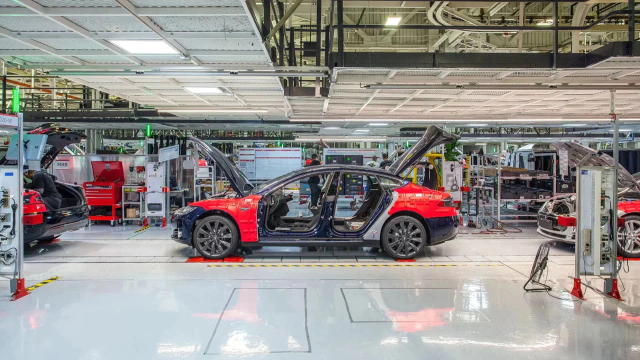 Tesla-Konstruktion in den USA