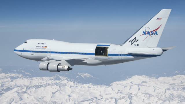 SOFIA im Flug