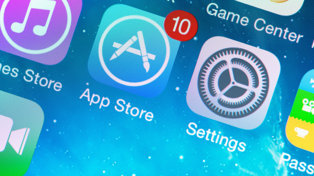 App Store auf einem iPhone-Display