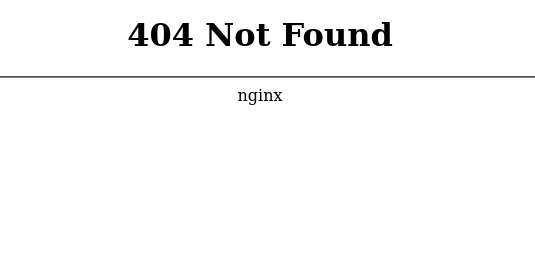 404 Not Found

nginx