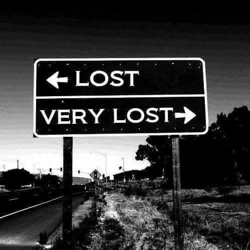 < lost
very lost >