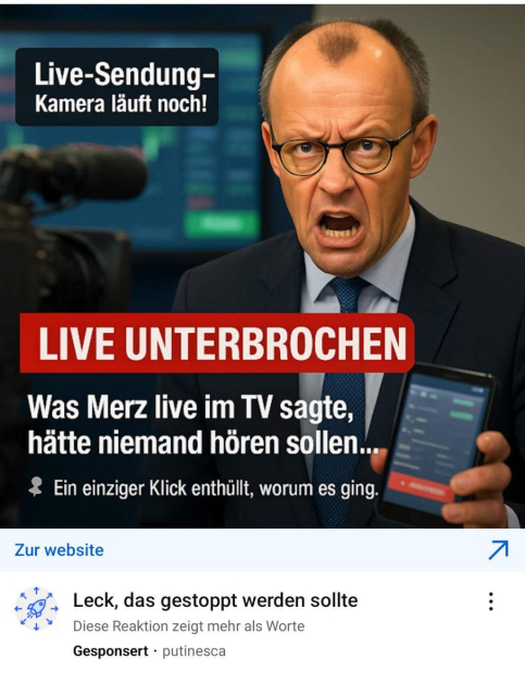Merz ist richtig sauer im Live TV und verrät etwas, was niemand hätte hören sollen.