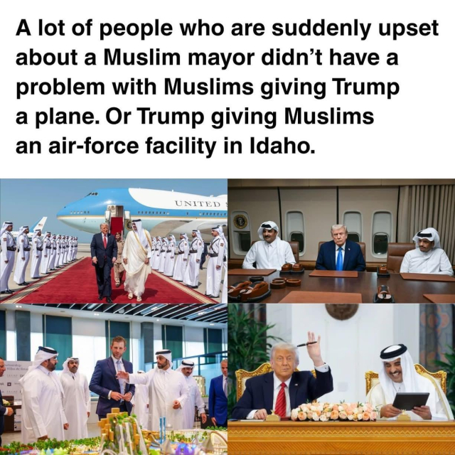 meme we Trump mit Finanziers des islamistischen Terrorismus abhängt